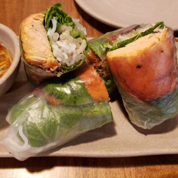Pho Ca Dao Grill - Salmon Spring Rolls, so good ! $11.00 - Vietnamese Near Me - Escondido, California Pho Ca Dao Grill - Salmon Spring Rolls, so good ! $11.00 - Vietnamese Near Me - Escondido, California