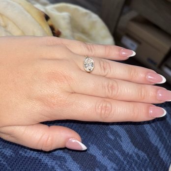 Polished Nail Lounge - Chrome French Tip Wedding Nails - Nail Salons Near Me - Orange, California Polished Nail Lounge - Chrome French Tip Wedding Nails - Nail Salons Near Me - Orange, California