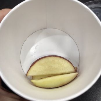 Schlotzsky's - A sad little side of apple slices. How tiny! - Sandwiches Near Me - Lampasas, Texas Schlotzsky's - A sad little side of apple slices. How tiny! - Sandwiches Near Me - Lampasas, Texas