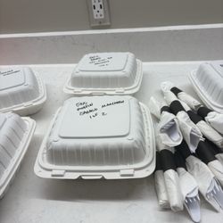 Boro Cafe - Containers with food inside