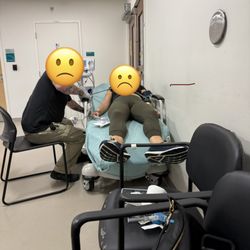 New England Spinal Care - My wife getting treated at the hospital after treatment from Andrew Smyth.