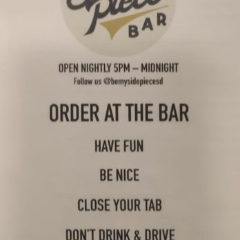 Side Piece - Menu cover page - Sports Bars Near Me - San Diego, California Side Piece - Menu cover page - Sports Bars Near Me - San Diego, California