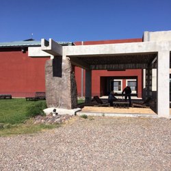 Masi Tupungato - Looking back at the outdoor tasting area from vines