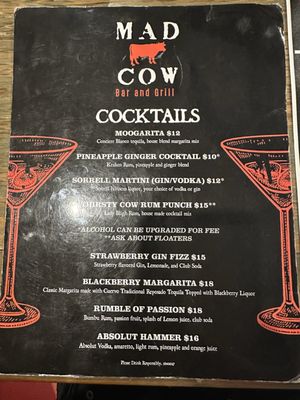 Menu photo 4 Mad Cow Grill Laurel, MD