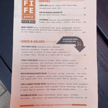 Fife Street Brewing - Menu - Brewpubs Near Me - Charleston, West Virginia
