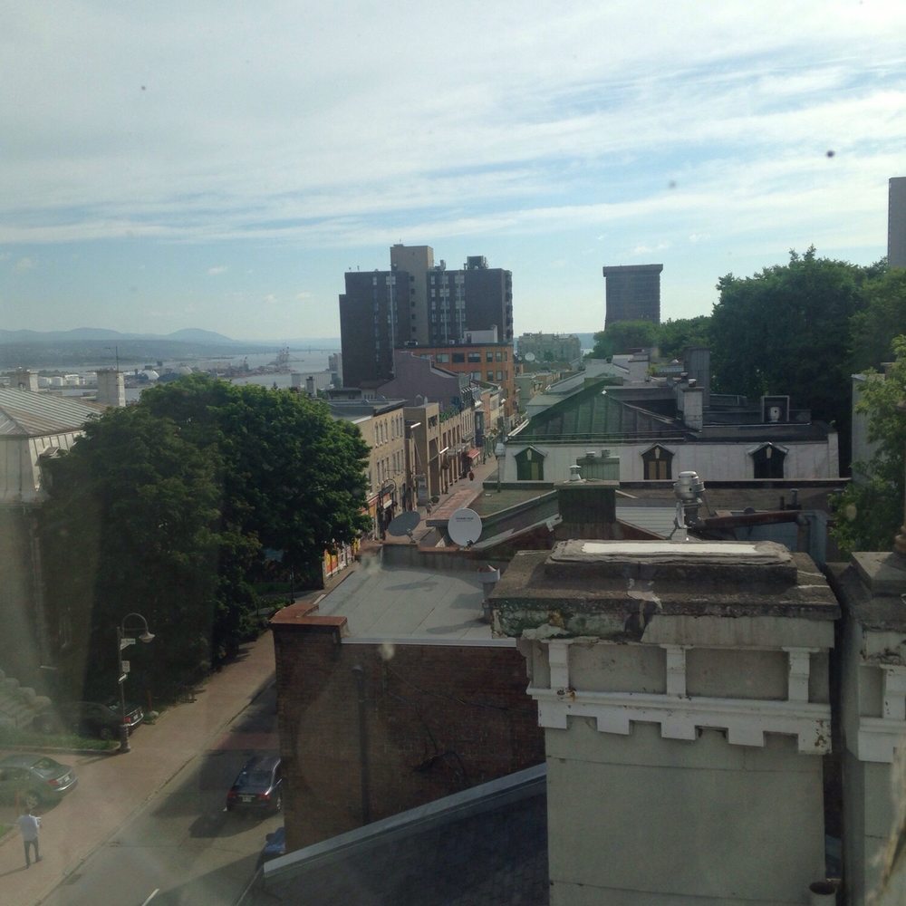 Chateau Du Faubourg - View from a little window by our room - Hotels Near Me - Quebec City, Quebec Chateau Du Faubourg - View from a little window by our room - Hotels Near Me - Quebec City, Quebec