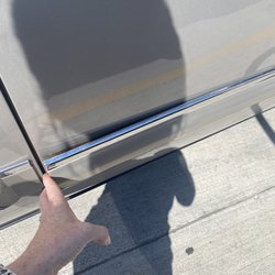 Club Car Wash - Passenger side panel almost ripped off