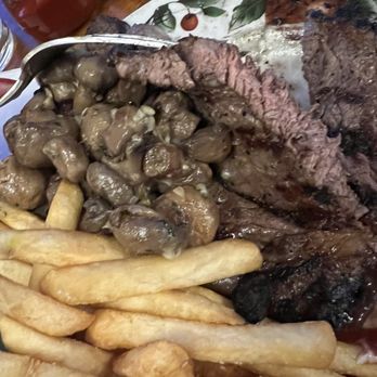 Pioneer Kitchen - First steak was well done not rare - Breakfast & Brunch Near Me - Torrey, Utah