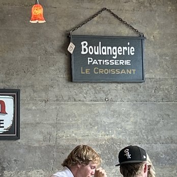 Le Croissant - Sign inside the restaurant - Bakeries Near Me - Logan, Utah