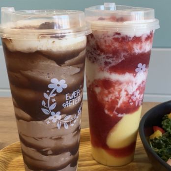 Ever After Tearoom & Eatery - hazelnut mocha brulee and pink blush - Shaved Ice Near Me - Irvine, California Ever After Tearoom & Eatery - hazelnut mocha brulee and pink blush - Shaved Ice Near Me - Irvine, California