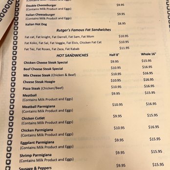 Rose's Pizza and Ice Cream - Menu hot sandwiches - Pizza Near Me - Edison, New Jersey Rose's Pizza and Ice Cream - Menu hot sandwiches - Pizza Near Me - Edison, New Jersey