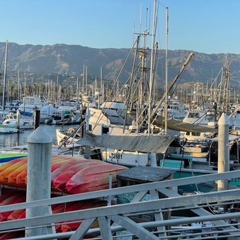 Brophy Bros - View of the harbor from the restaurants downstairs - Seafood Near Me - Santa Barbara, California
