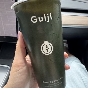 Guiji - green milk tea w/ boba - Bubble Tea Near Me - San Gabriel, California