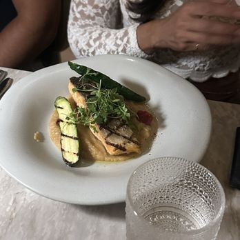 Amavi Restaurant - The seared salmon - Mediterranean Near Me - Miami, Florida