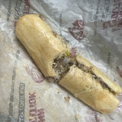 Cheesesteak (couldn't wait to take a bite haha!)