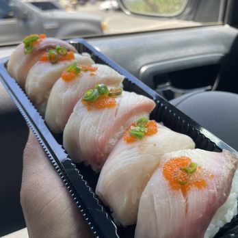 T8ste Buds - Hands down my Fav! Hamachi Nigiri 6pc!!! - Sushi Bars Near Me - Waianae, Hawaii
