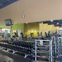 Anytime Fitness - DB rack 5-100lbs, barbells (EZ & standard). Flat, incline, decline benches.
