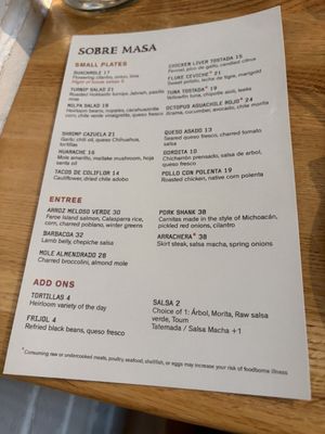 Menu photo 1 Sobre Masa Brooklyn, NY