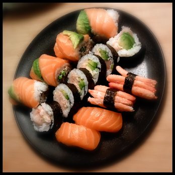 Mio Sushi - Togo assortment. Oregon roll, salmon nigiri, real crab nigiri ... - Japanese Near Me - Beaverton, Oregon Mio Sushi - Togo assortment. Oregon roll, salmon nigiri, real crab nigiri ... - Japanese Near Me - Beaverton, Oregon