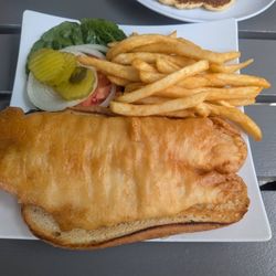 Sundance Grill - Fish sandwich and fries