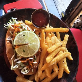 Brick & Bourbon - The lobster roll - very hearty and delicious! - New American Near Me - Maple Grove, Minnesota