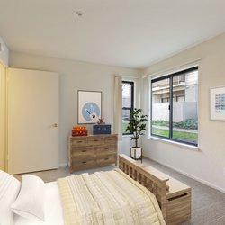 Lakeshore - guest bedroom in the 3 bed floor plan