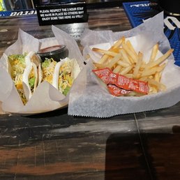 Tacos and fries
