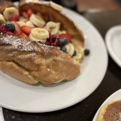 Dutch baby with fresh fruit