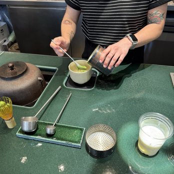12 Matcha - Counter | IG & TikTok @territheplatypus.eatz - Cafes Near Me - New York, New York