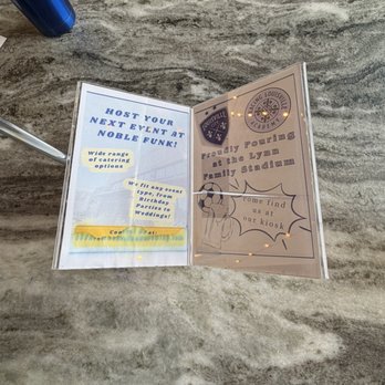 Noble Funk Brewing - Tabletop info - Brewpubs Near Me - Louisville, Kentucky