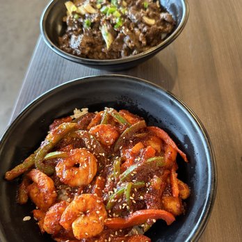 Krave - Spicy shrimp bowl and beef bulgogi bowl - Asian Fusion Near Me - Atlanta, Georgia Krave - Spicy shrimp bowl and beef bulgogi bowl - Asian Fusion Near Me - Atlanta, Georgia