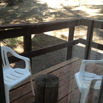 Reds Meadow Resort & Pack Station - Little patio off the downstairs bedroom - Tours Near Me Reds Meadow Resort & Pack Station - Little patio off the downstairs bedroom - Tours Near Me