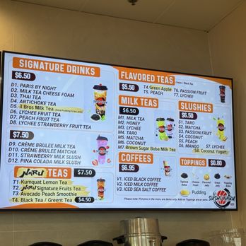 Sushi Naru Pho - Bubble tea - Asian Fusion Near Me - Charlotte, North Carolina