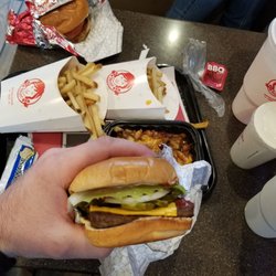 Wendy's - It costs $ 30 ?   Never... This plastic food maximum cost $ 10 Better go to real restaurant with this money  Or fast food like 5 guys