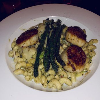 Forgotten Tonic - Pasta primavera with scallops. - Wine Bars Near Me - Saint Augustine, Florida