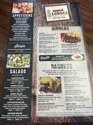 Menu photo 2 The Lodge Tawas City, MI