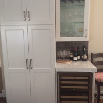 Cabinet Factories Outlet - Pantry and wine refrigerator - Kitchen & Bath Near Me - Orange, California
