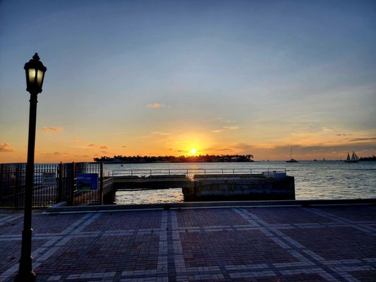 Sunset Celebration at Mallory Square by null