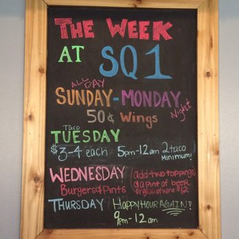 Square One Bar & Grill - Specials! - New American Near Me - Danbury, Connecticut Square One Bar & Grill - Specials! - New American Near Me - Danbury, Connecticut