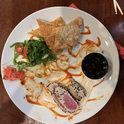 The Grill at Fairview Inn - Sorry. Mostly eaten ahi tuna we devoured!