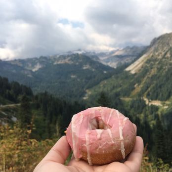 Mighty-O Donuts - Raspberry at Mount Rainier - Donuts Near Me - Seattle, Washington