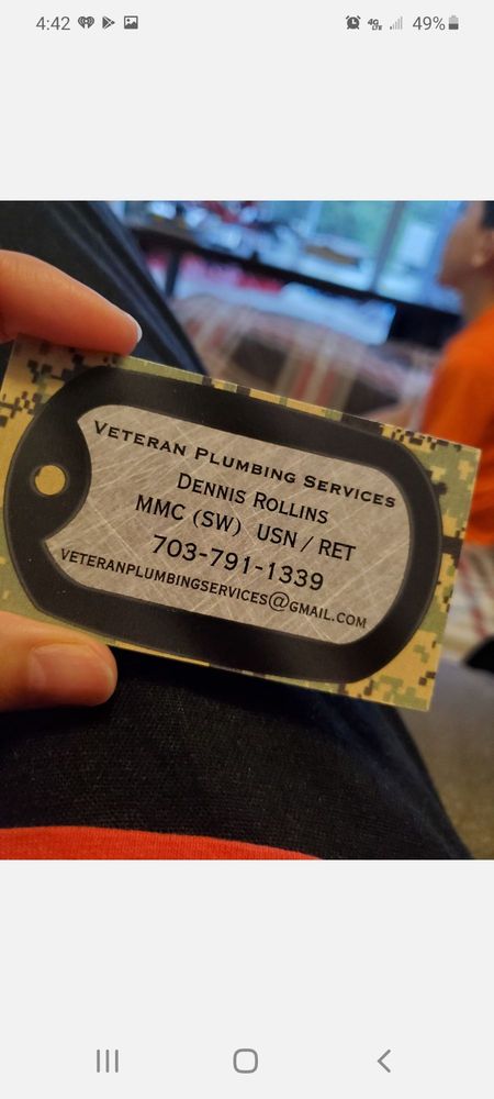 Slide of Veteran Plumbing Services