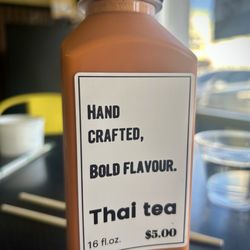 Kao Mun Gai - Thai tea