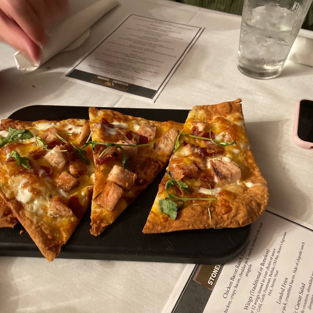 Stoners On the Square - Chicken Bacon Ranch Flatbread - American Near Me - Mercersburg, Pennsylvania Stoners On the Square - Chicken Bacon Ranch Flatbread - American Near Me - Mercersburg, Pennsylvania