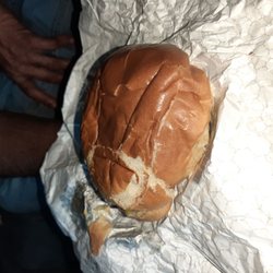 Wendy's - Unwrapping it.