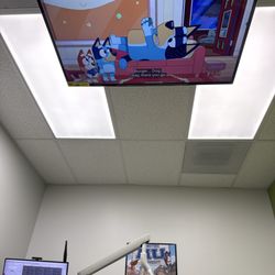 Little Kids Dentistry - They have a tv up top