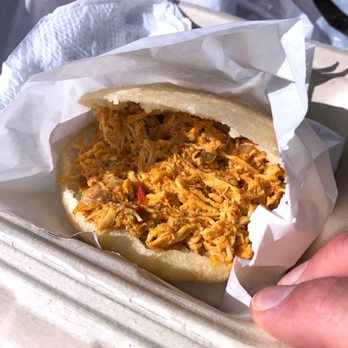 La Arepa - Shredded Chicken Arepa - Venezuelan Near Me - Portland, Oregon
