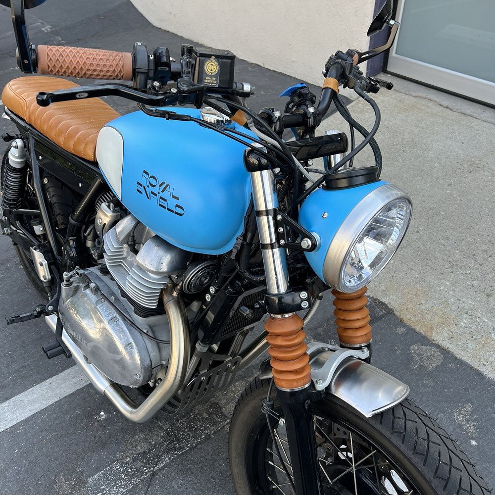Custom motorcycle paint