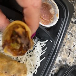 P.F. Chang's - Ordered delivery. Just completely disgusting rolls