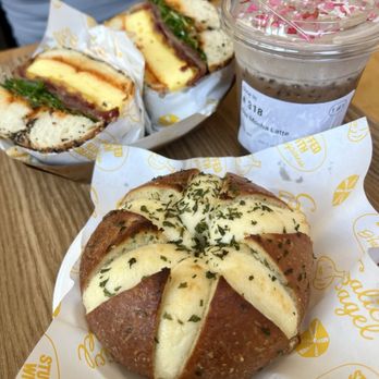 Calic Bagel - Signature Calic (Garlic) - Bagels Near Me - Los Angeles, California Calic Bagel - Signature Calic (Garlic) - Bagels Near Me - Los Angeles, California